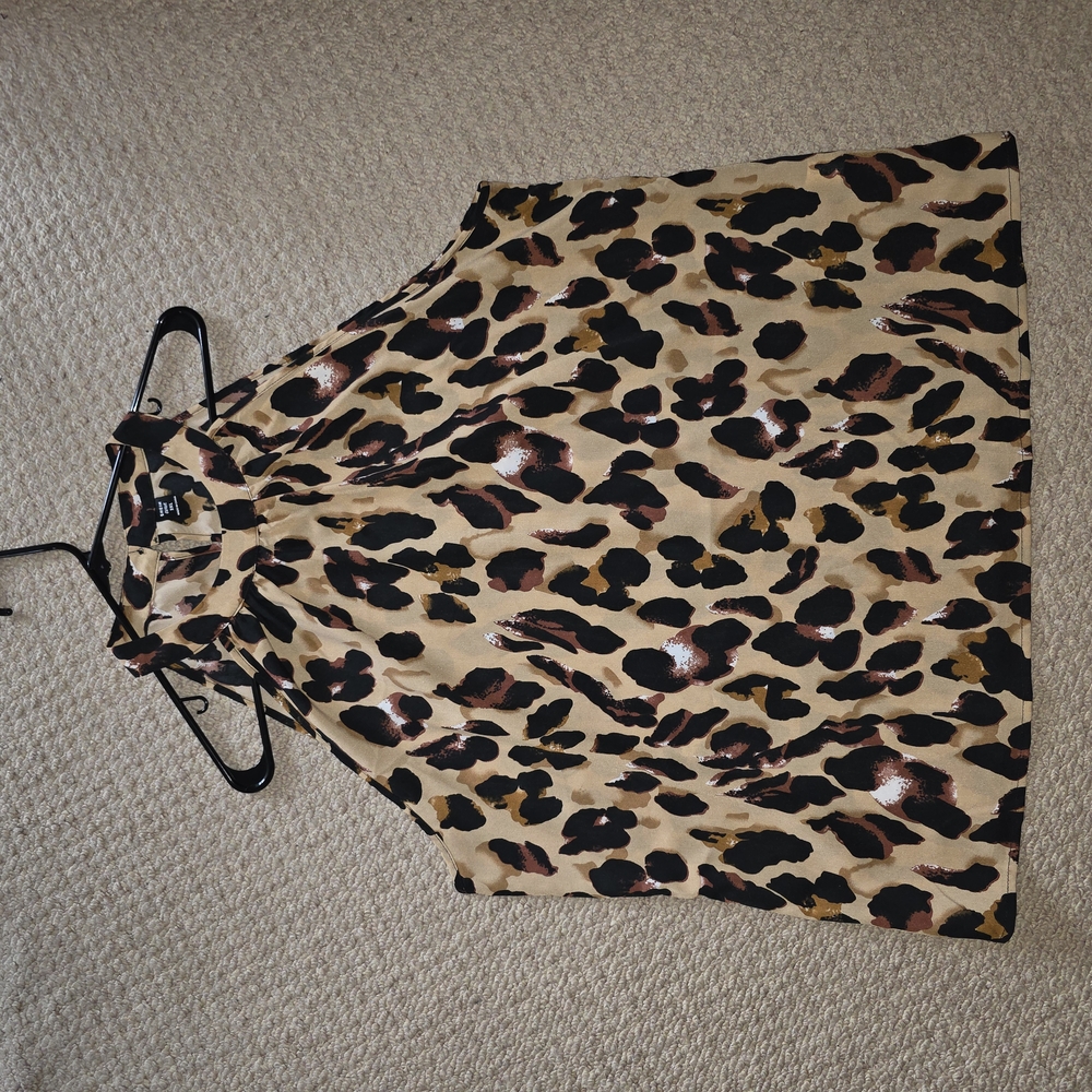 Leopard Print Halter Top